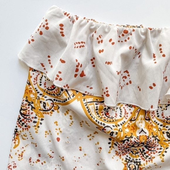 Free People Scarf Satin Top - Picture 3 of 6